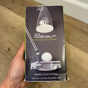 PuttOUT Pressure Putt Trainer Golf Putting Aid New Open Box
